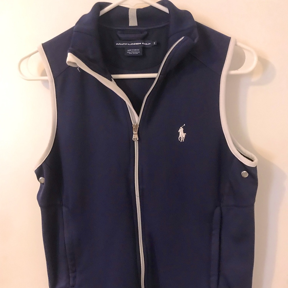 Ralph Lauren Golf navy vest, S